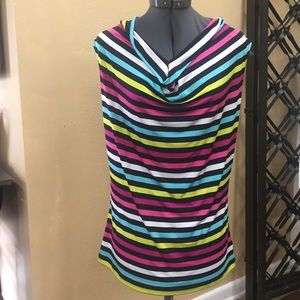 Sleeveless multicolor fun Worthington top